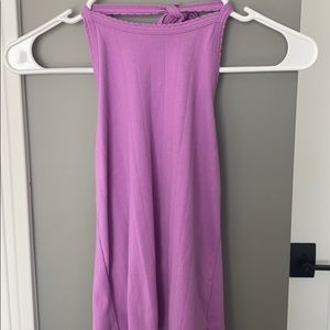 Purple American Eagle halter top